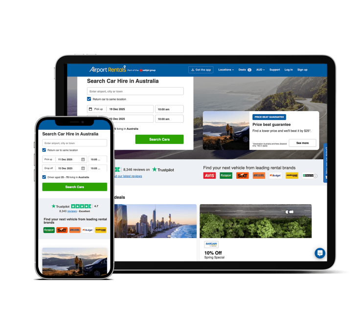 Airport rentals hero half Dec25